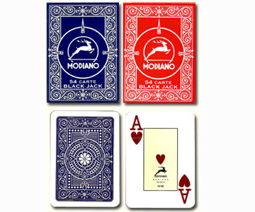 Modiano blackjack tarjetas markiert
